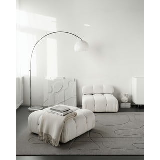 Siva volnena preproga 200x300 cm Morphic – Agnella