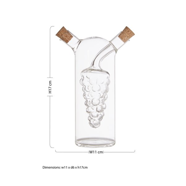 Steklen set za kis in olje Montela – Premier Housewares-image-3