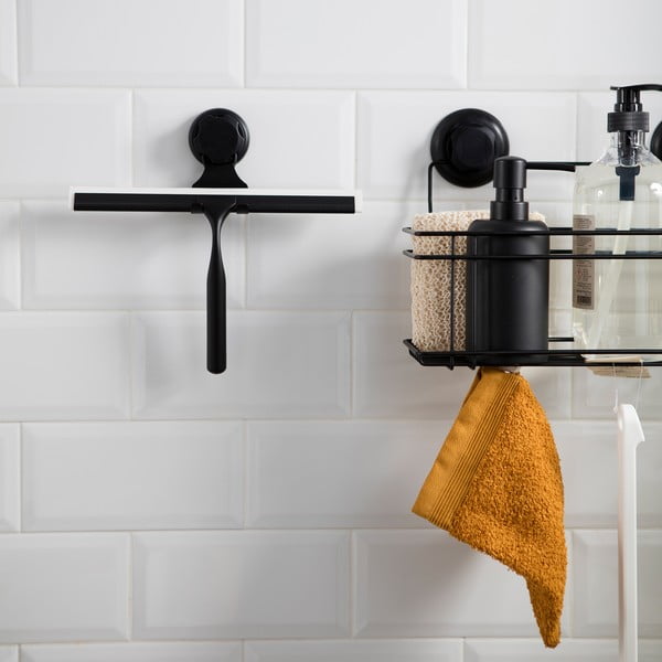 Čistilec za kopalnico Compactor Bestlock Black Double Hook Squeegee-image-1