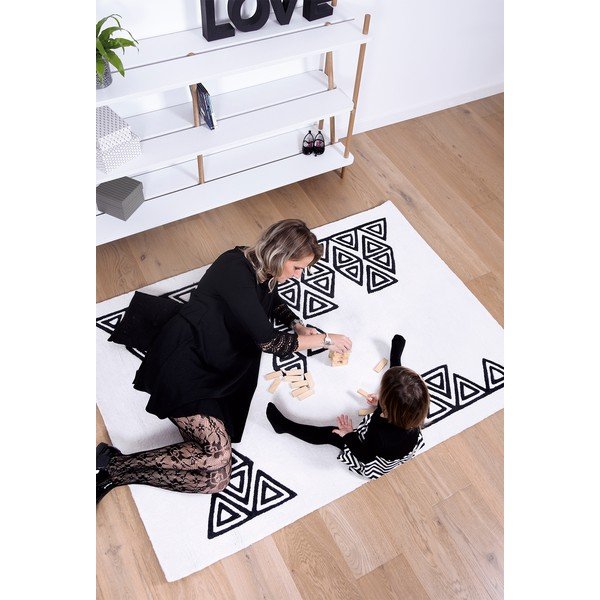 Kremno bela otroška preproga 170x120 cm Boho Chic – Lilipinso-image-1