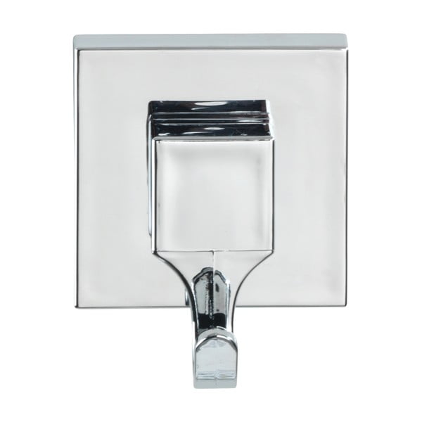 Plastični obešalniki v kompletu 2 ks v sijajno srebrni barvi z namestitvijo brez vrtanja Genova – Wenko-image-2