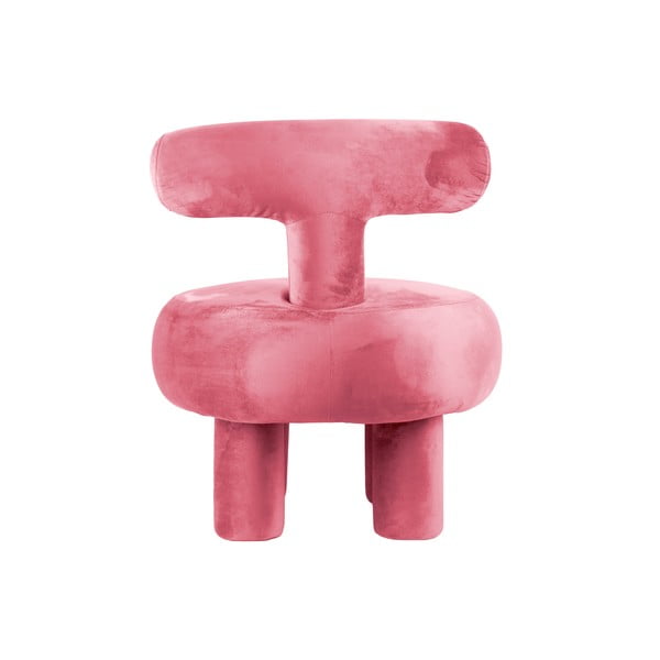 Rožnat žameten fotelj Abrazo – Leitmotiv-image-4