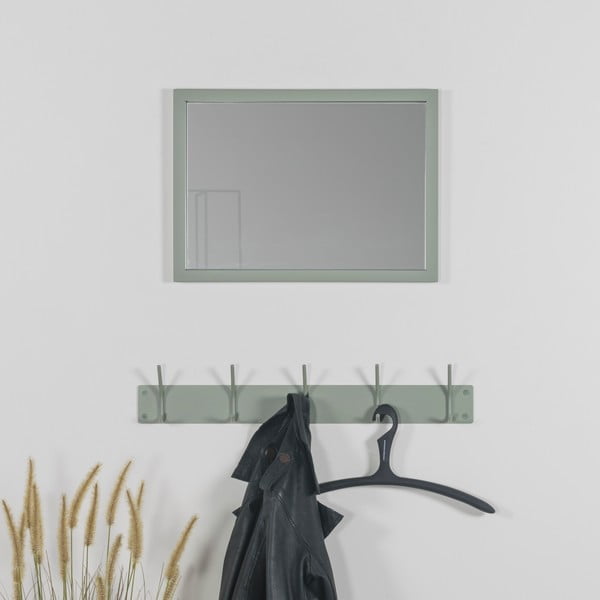 Prašno zelen kovinski stenski obešalnik 70 cm Fusion – Spinder Design-image-3