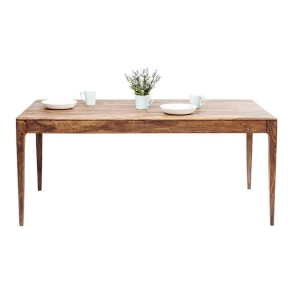 Kare Design Brooklyn jedilna miza iz masivnega lesa, 200 x 200 cm