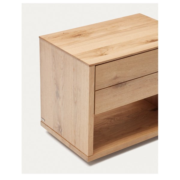 Nočna omarica v hrastovem dekorju Alguema – Kave Home-image-4