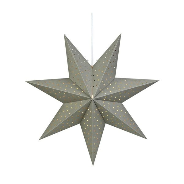 Siva viseča svetlobna dekoracija Markslöjd Morris, višina 45 cm