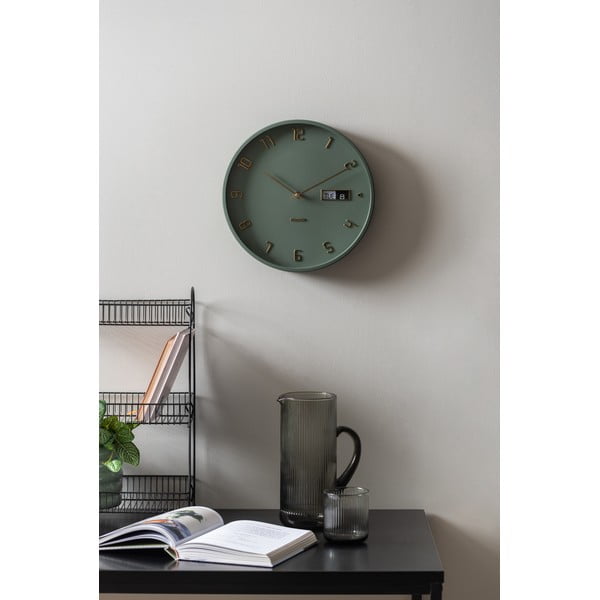 Stenska ura ø 30 cm  Data Flip – Karlsson-image-1