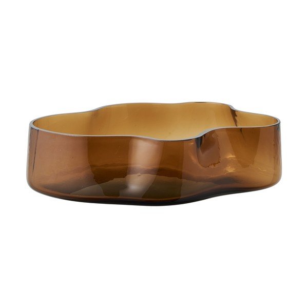 Steklen dekorativni pladenj 29,5x24 cm – House Nordic-image-3