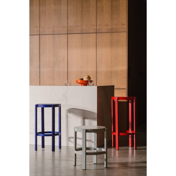 Rdeč jeklen stolček Doon – noo.ma-image-2