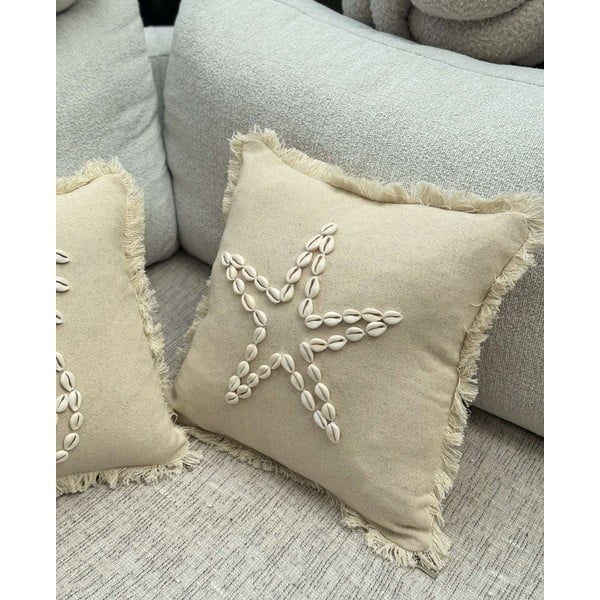 Bombažna prevleka za blazino 43x43 cm Seashells – Mioli Decor-image-4