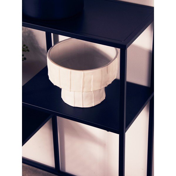 Črn jeklen regal 80x81x26 cm Acero – Premier Housewares-image-3