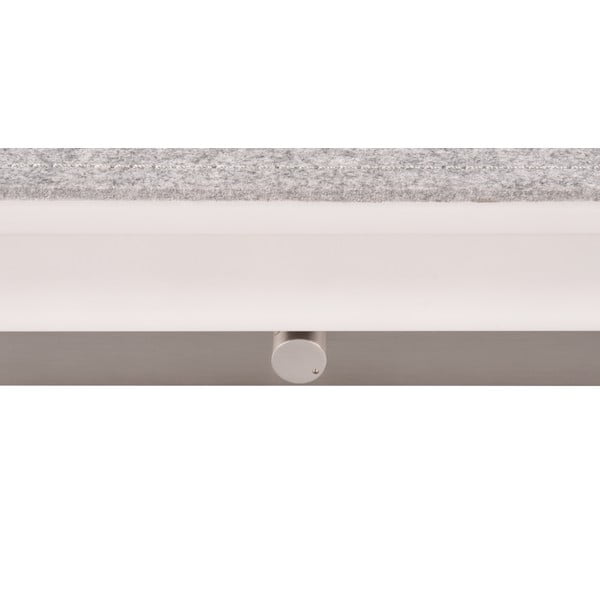 Siva LED stenska svetilka z glasovnim upravljanjem s pomočjo mobilne aplikacije Cicara – CINQUE-image-1