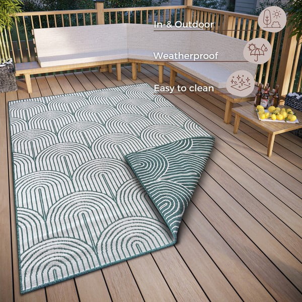 Zelena zunanja preproga 240x330 cm Pangli Green – Hanse Home-image-3