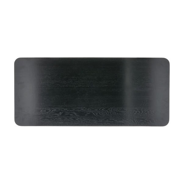 Konzolna mizica iz črnega hrasta 100x44,5 cm Bast - Villa Collection-image-2