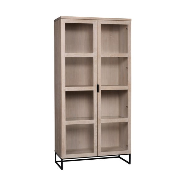 Vitrina iz hrastovega lesa  95x195 cm Everett - Rowico-image-2