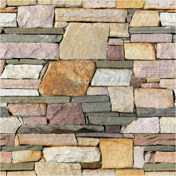 Stenska nalepka Ambiance Stenski materiali Kamni iz Esterela, 40 x 40 cm-image-1