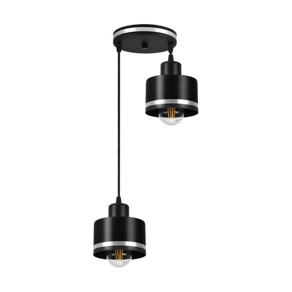 Črna kovinska viseča svetilka Wama - Candellux Lighting