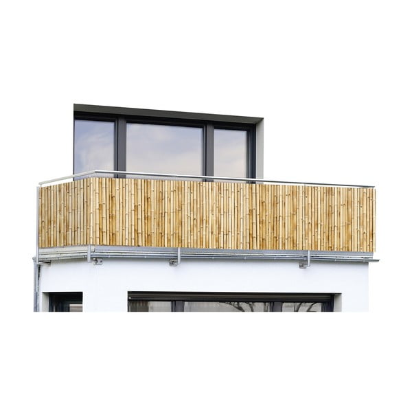 Svetlo rjav plastičen balkonski zastor 500x85 cm – Maximex