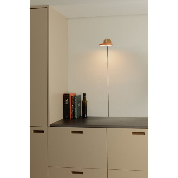 Oranžna LED zatemnitvena stenska svetilka ø 15 cm Asteria Wall Short – UMAGE-image-1