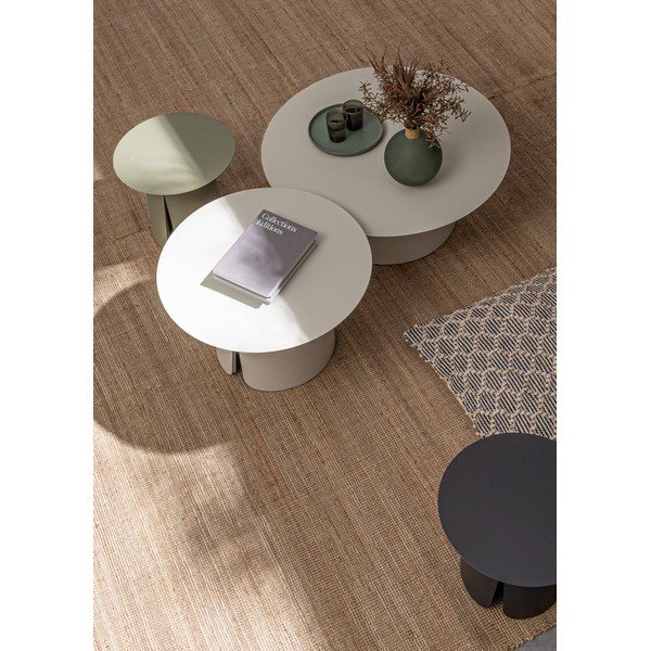 Aluminijasta okrogla vrtna mizica ø 45 cm Bryan – Bizzotto-image-1