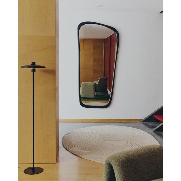 Kremno bela ročno tkana volnena preproga 160x230 cm Domm – Kave Home-image-1