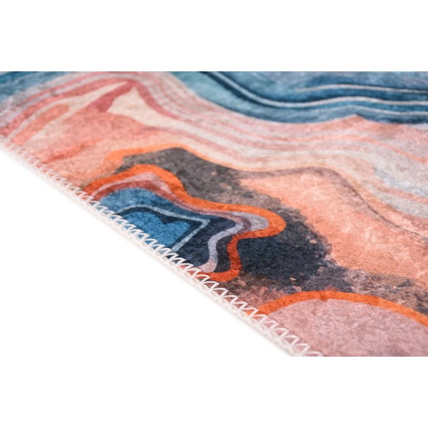 Modra/rožnata pralna preproga 80x150 cm Colors of Joy – Vitaus-image-2