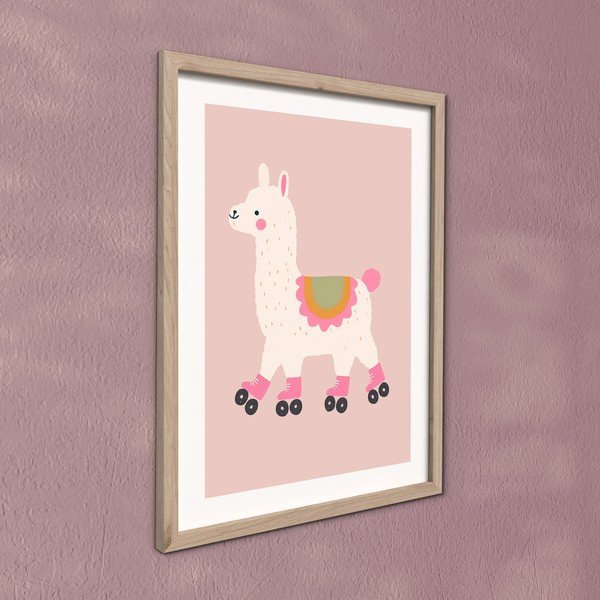 Otroška slika 30x40 cm Roller Llama – Styler-image-3