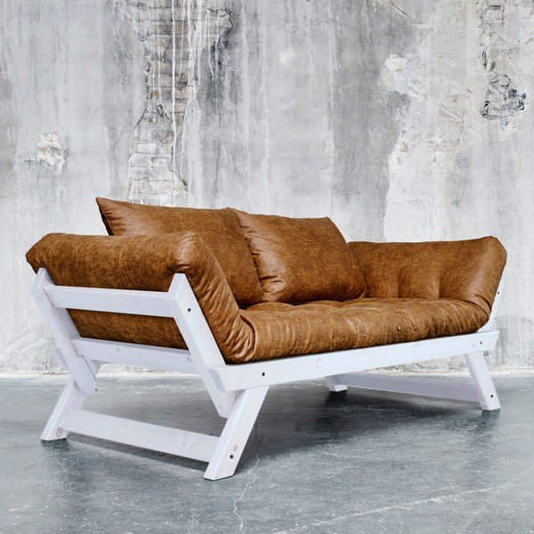 Karup Vintage Bebop kavč Cool Grey/Cognac-image-2