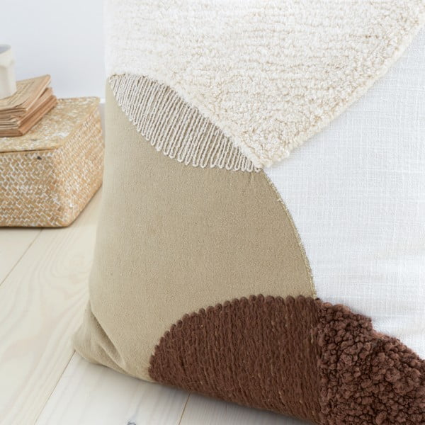 Okrasna blazina 45x45 cm Tufted Semi Circles – Pineapple Elephant-image-3