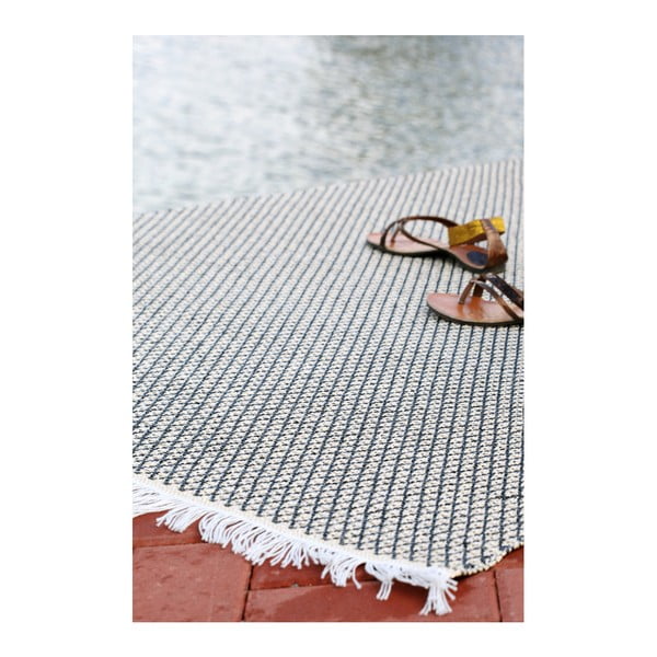 Krem-črn zunanji tekač Narma Diby, 70 x 200 cm-image-3