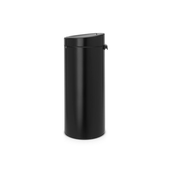 Mat črn jeklen koš za smeti na dotik 30 l Touch Bin – Brabantia-image-2