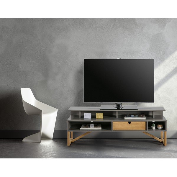 Črna TV mizica Marckeric Galia-image-1
