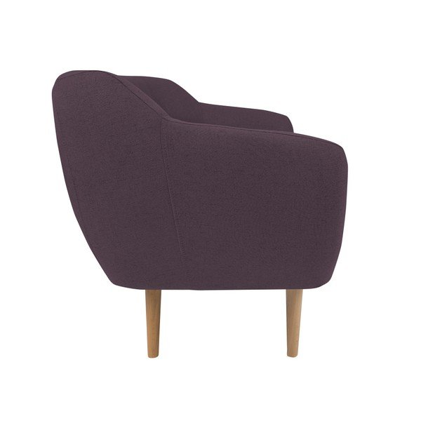 Vijolična dvosedežna zofa s svetlimi nogami Mazzini Sofas Sicile-image-2