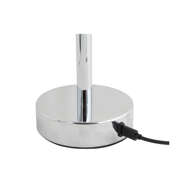 LED namizna svetilka v srebrni barvi s kovinskim senčilom (višina 24,5 cm) James – Leitmotiv-image-3