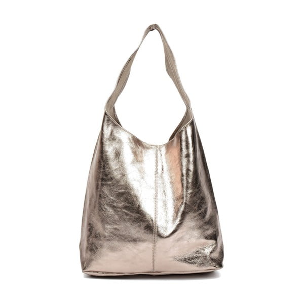 Usnjena torbica v zlati barvi Sofia Cardoni Lucia-image-1