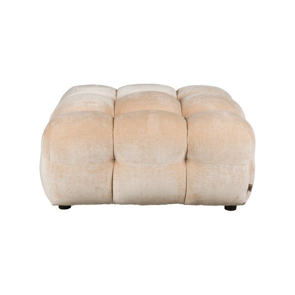 Bež žameten modularni otoman Hackman – Dutchbone