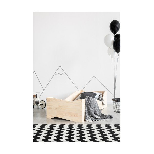 Otroška postelja iz borovega lesa Adeko BOX 5, 80 x 170 cm-image-1