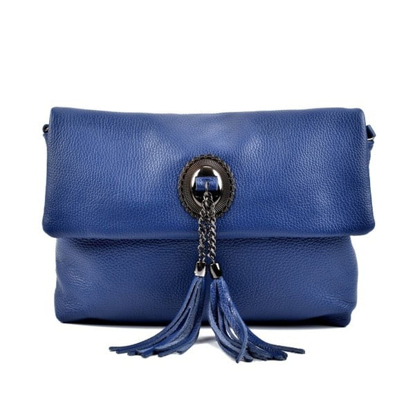 Modra usnjena torbica Roberta M Musso