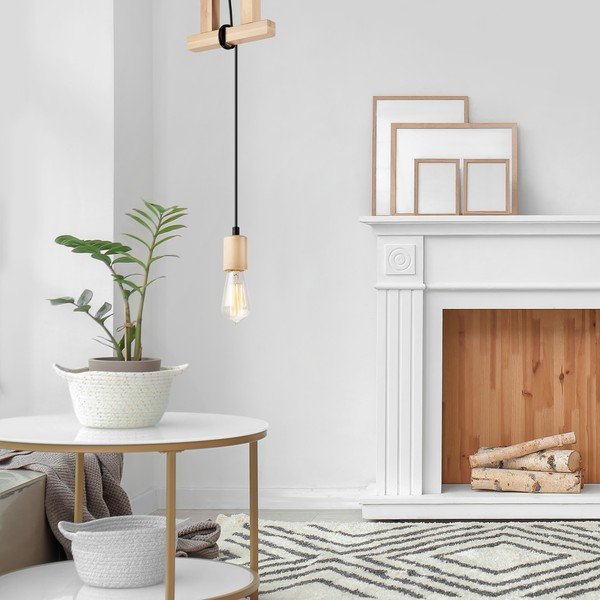 Viseča svetilka v naravni barvi Leon – LAMKUR-image-2