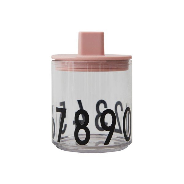 Roza pokrovček za otroški lonček Design Letters, ø 7 cm-image-3