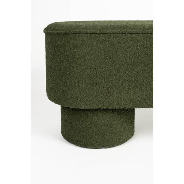 Zelena klop iz tkanine bouclé Marcos – White Label-image-3