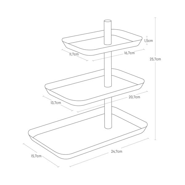 Kovinsko stojalo za nakit Rin – YAMAZAKI-image-4