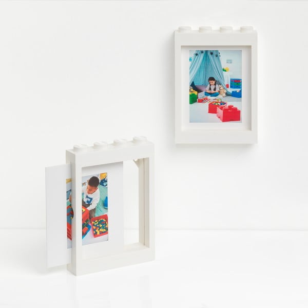 Bel okvir za fotografije LEGO®, 19,3 x 26,8 cm-image-3