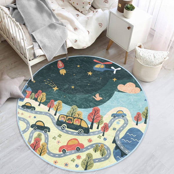 Otroška preproga ø 100 cm Comfort – Mila Home-image-1