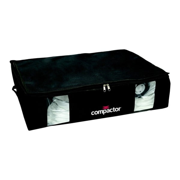 Črna škatla za shranjevanje z vakuumsko vrečo Compactor Black Edition, prostornina 145 l