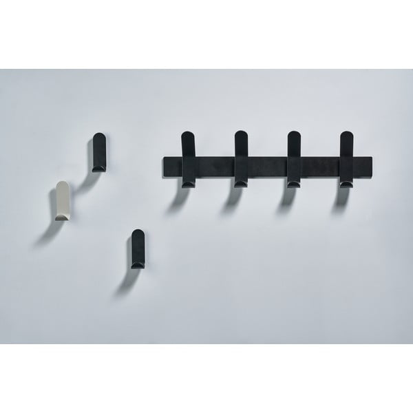 Črni jekleni stenski regal Zone A-Rack-image-4