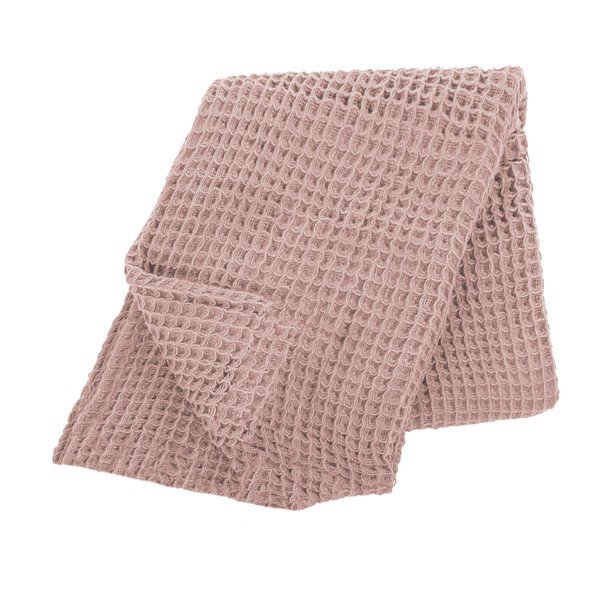 Rožnato bombažno lahkotno pregrinjalo za posteljo Tiseco Home Studio, 250 x 260 cm-image-2