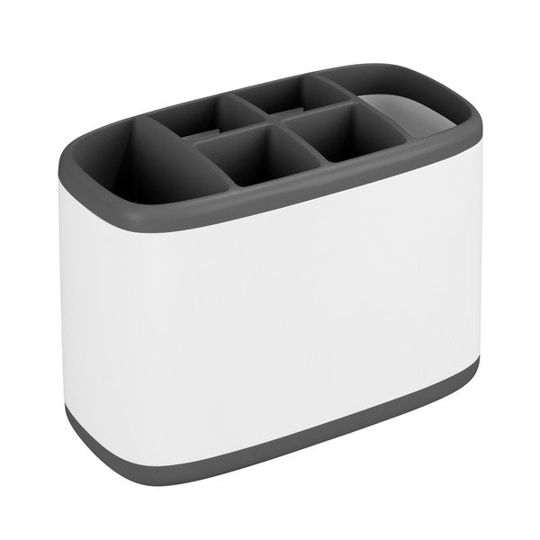 Bel plastičen kopalniški organizator za kozmetiko - Wenko-image-2