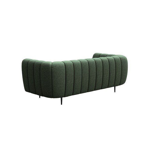 Temno zelena sedežna garnitura 210 cm Shel – Ghado-image-3