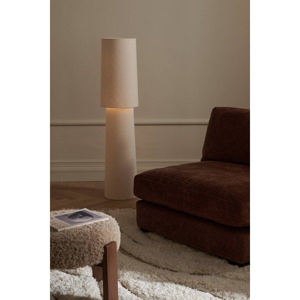 Kremno bela bouclé stoječa svetilka (višina 119 cm) Philo – Ellos Home-image-1